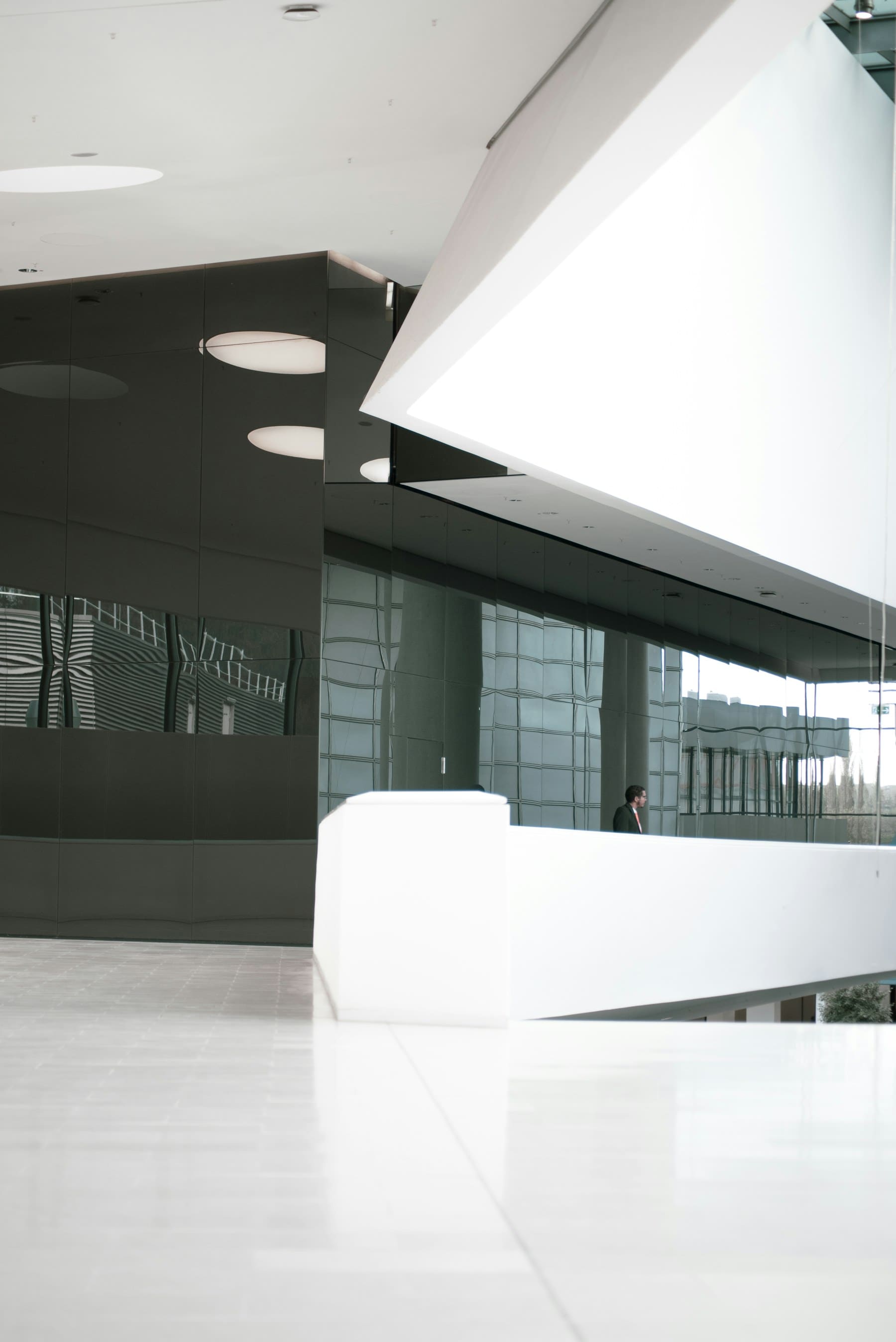 Clean, presentable office reception area.