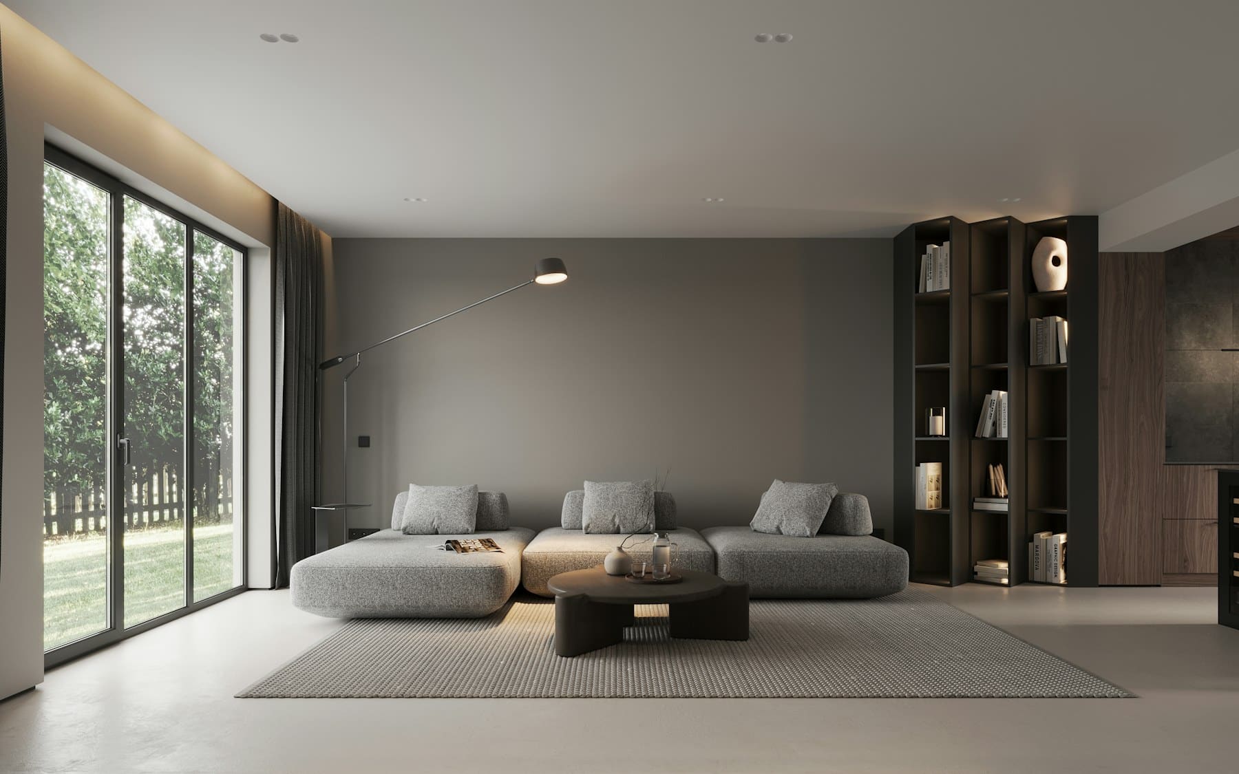 Calm, well-presented living space after a detailed clean.